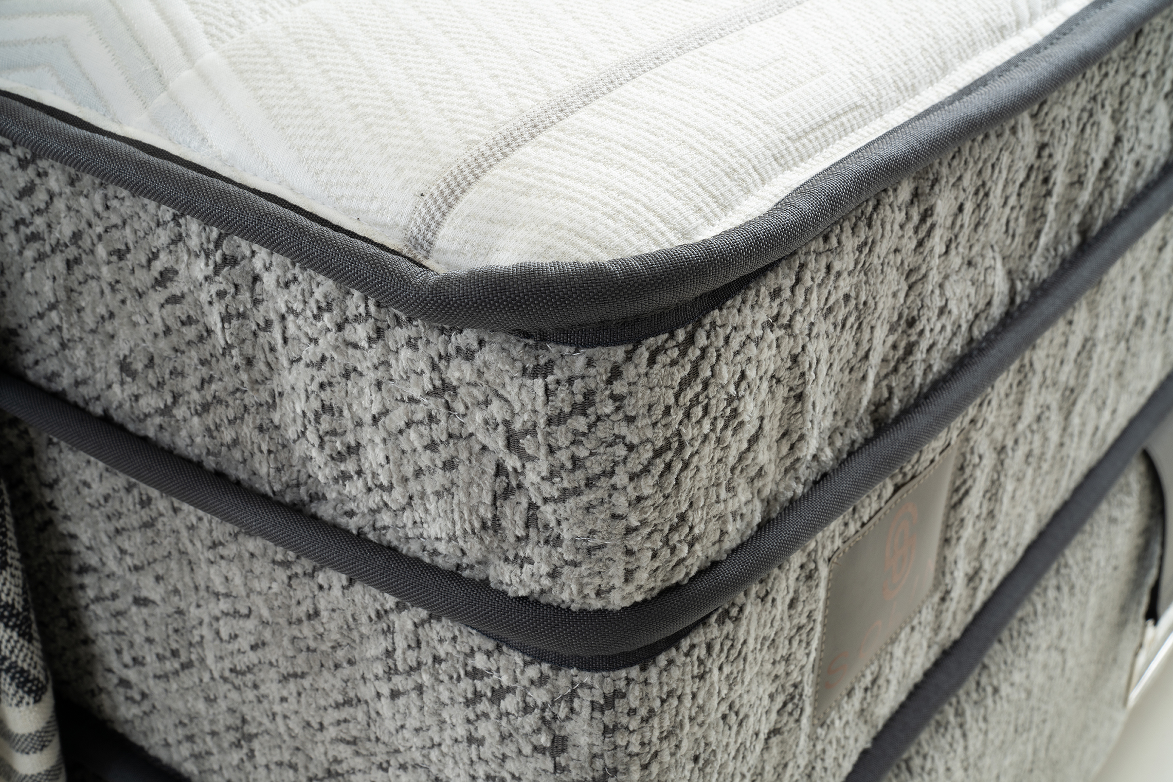 Hasır Eenpersoons Boxspring - Grijs 6