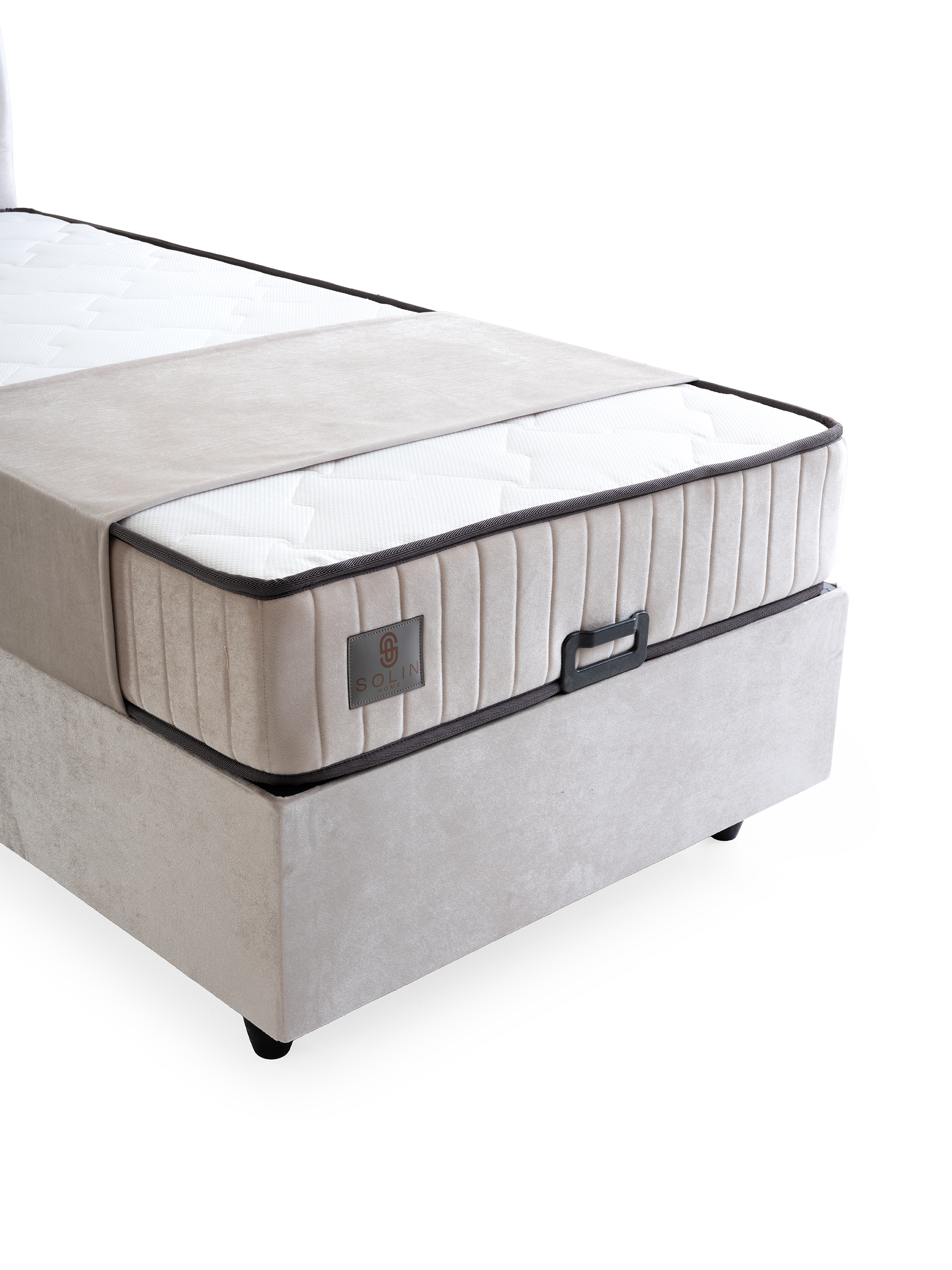Larissa Eenpersoons Boxspring - Creme 4