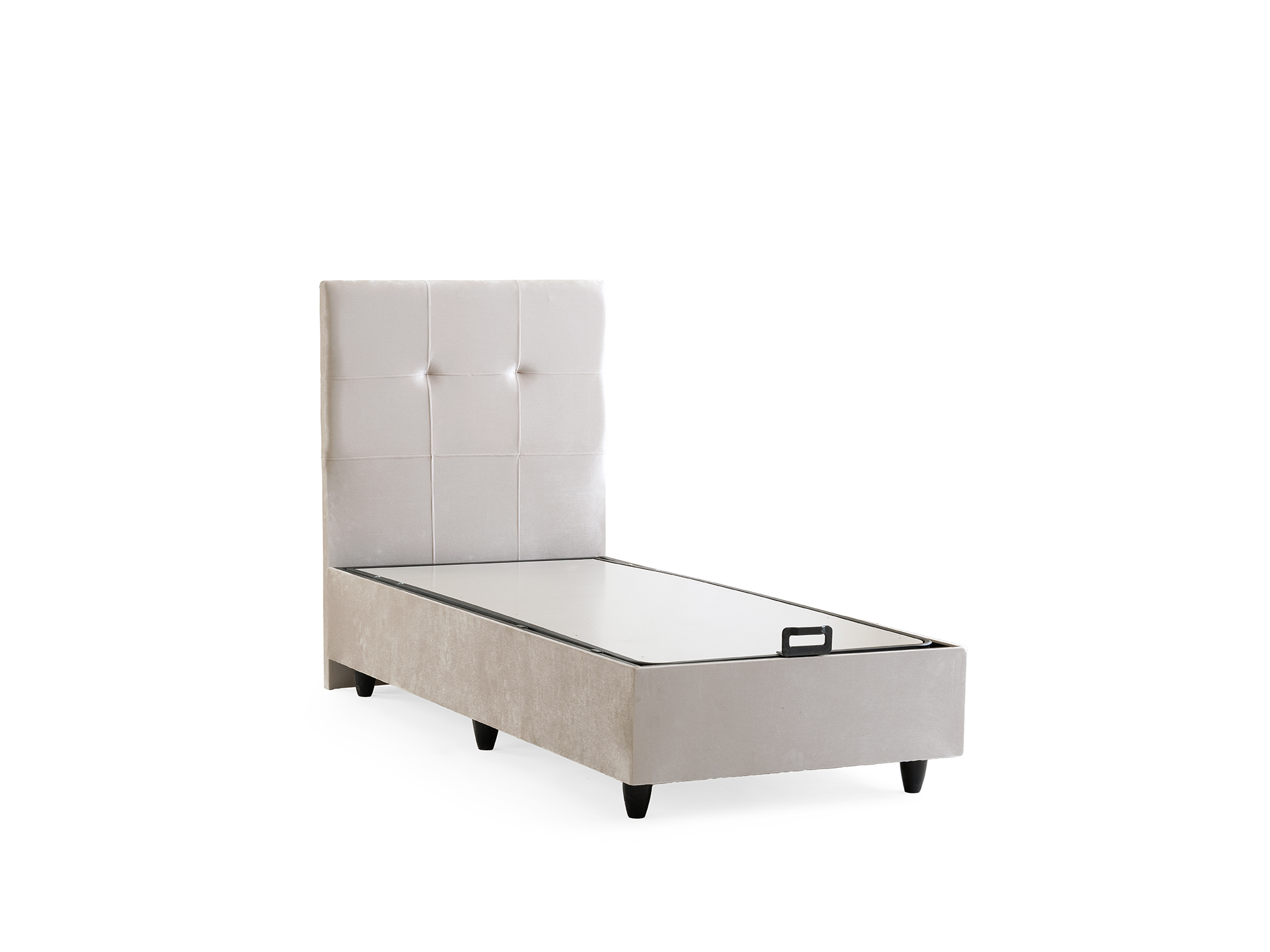 Larissa Eenpersoons Boxspring - Creme 9