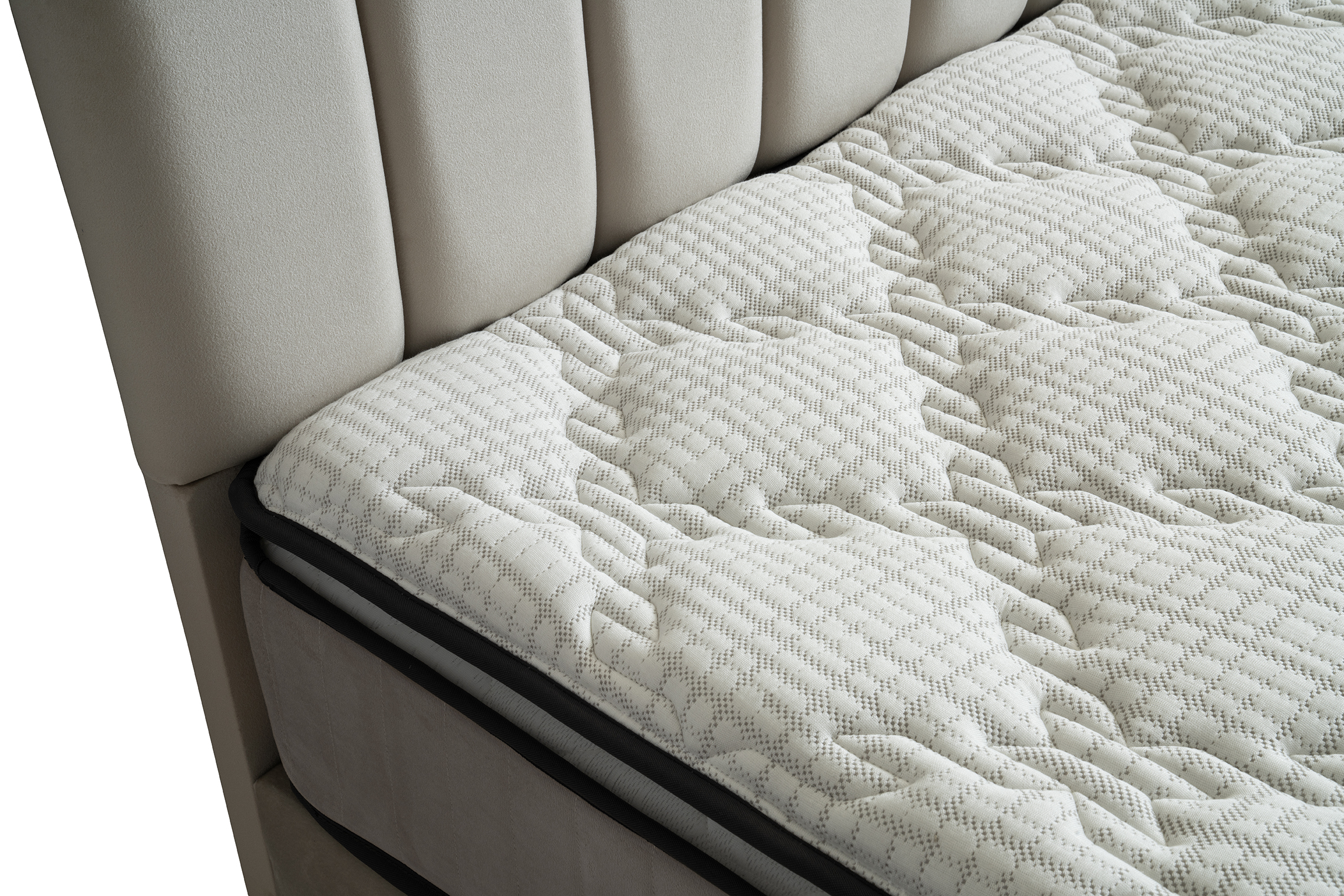 Marsi Eenpersoons Boxspring - Creme 9