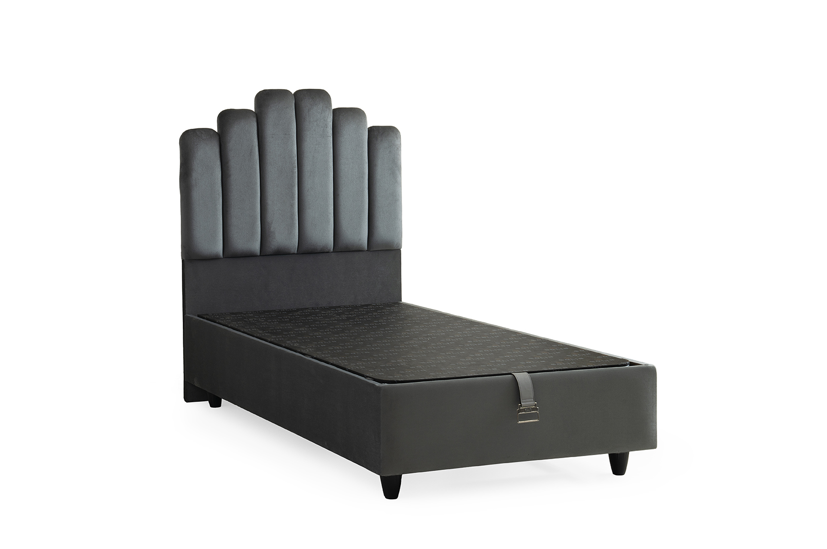 Marsi Eenpersoons Boxspring - Grijs 4