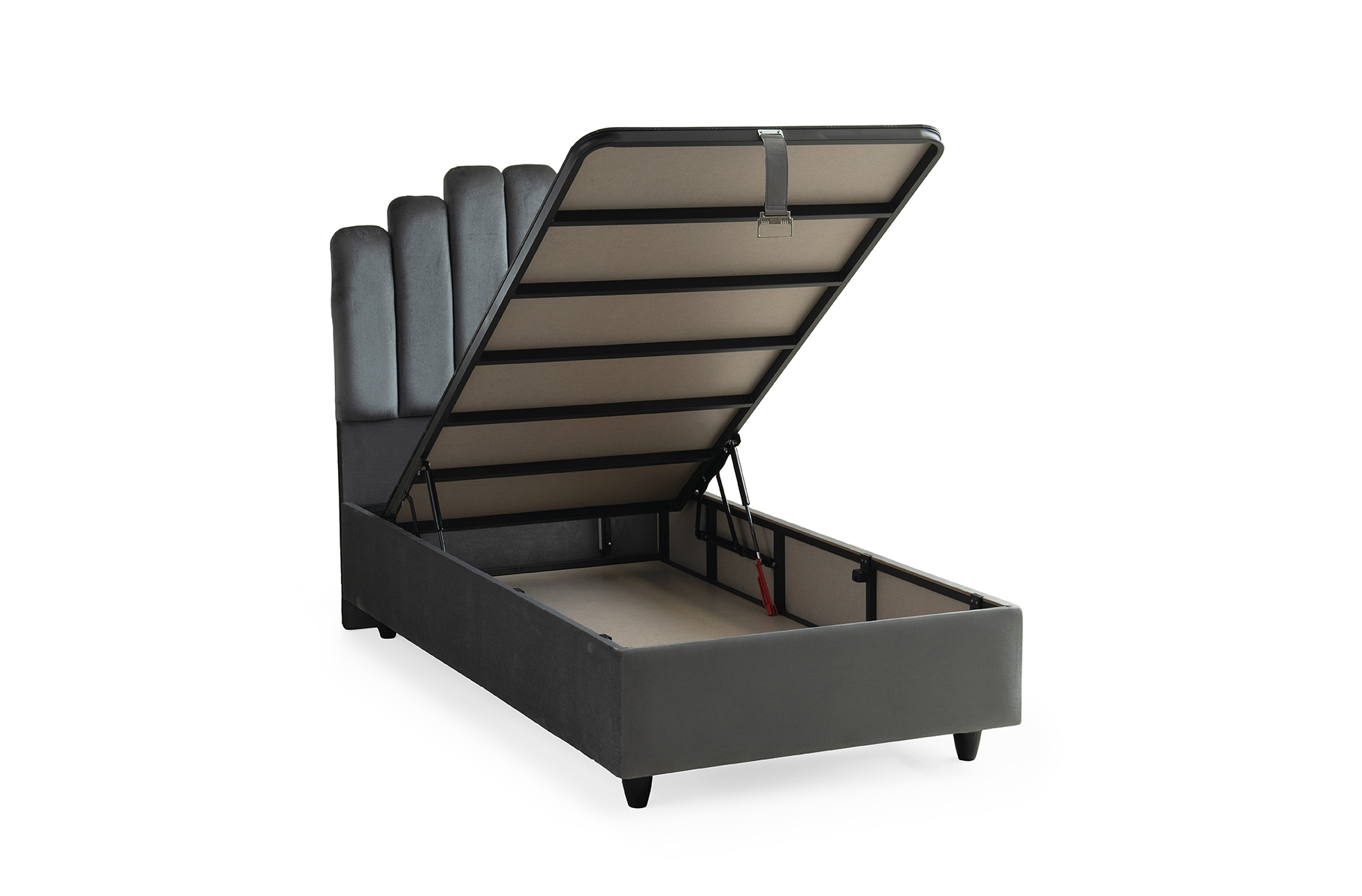 Marsi Eenpersoons Boxspring - Grijs 5