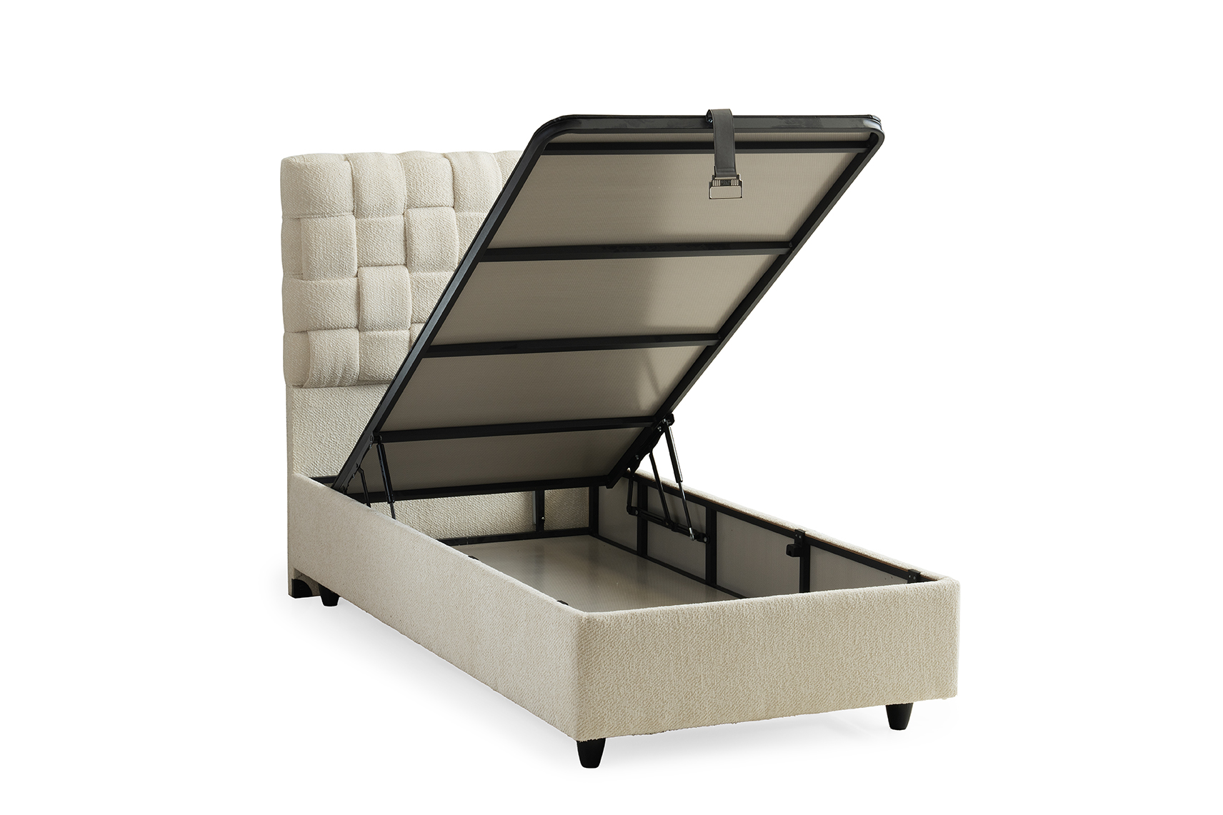 Hasır Eenpersoons Boxspring - Creme 11