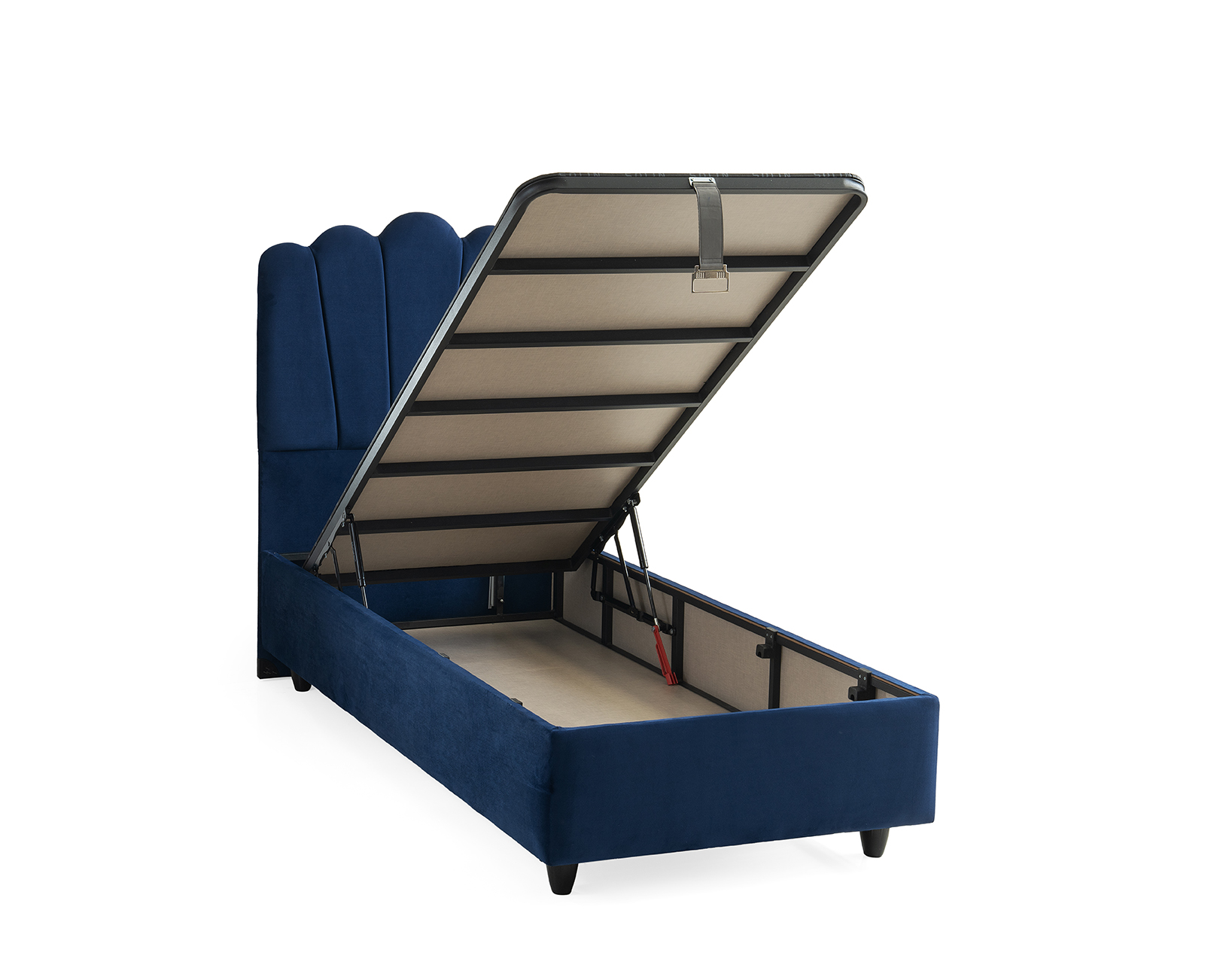 Parla Eenpersoons Boxspring - Blauw 5