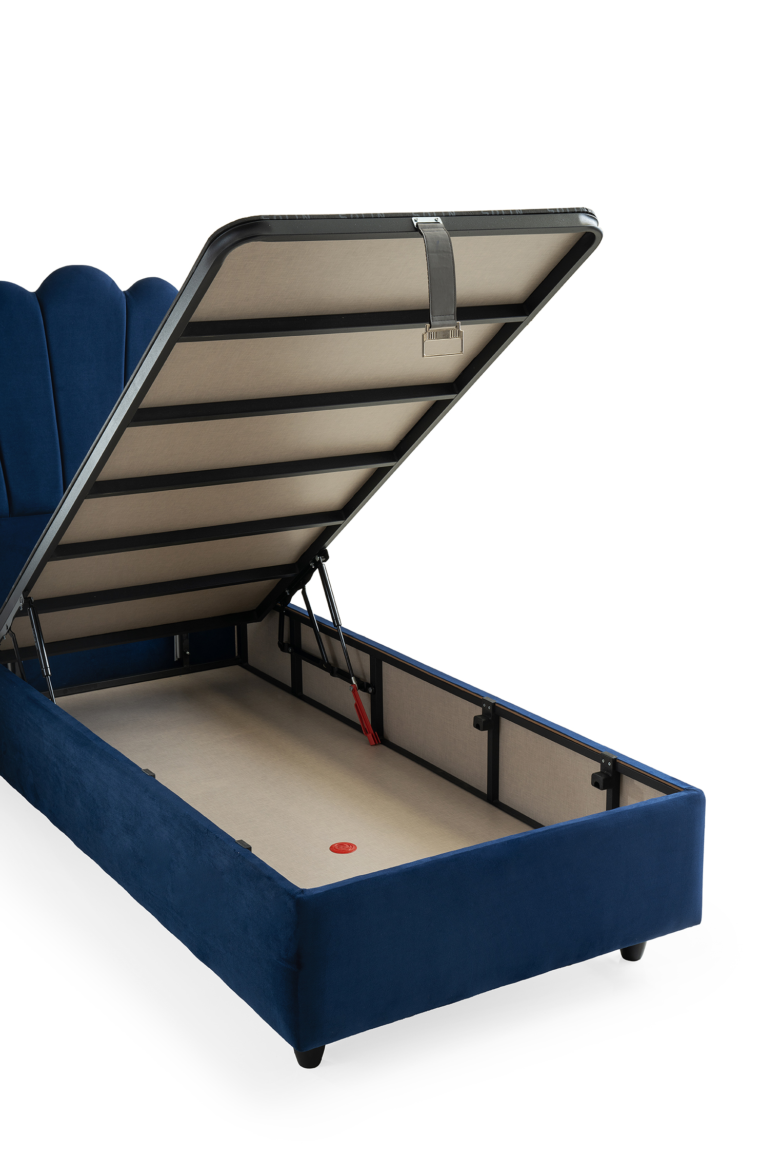 Parla Eenpersoons Boxspring - Blauw 6