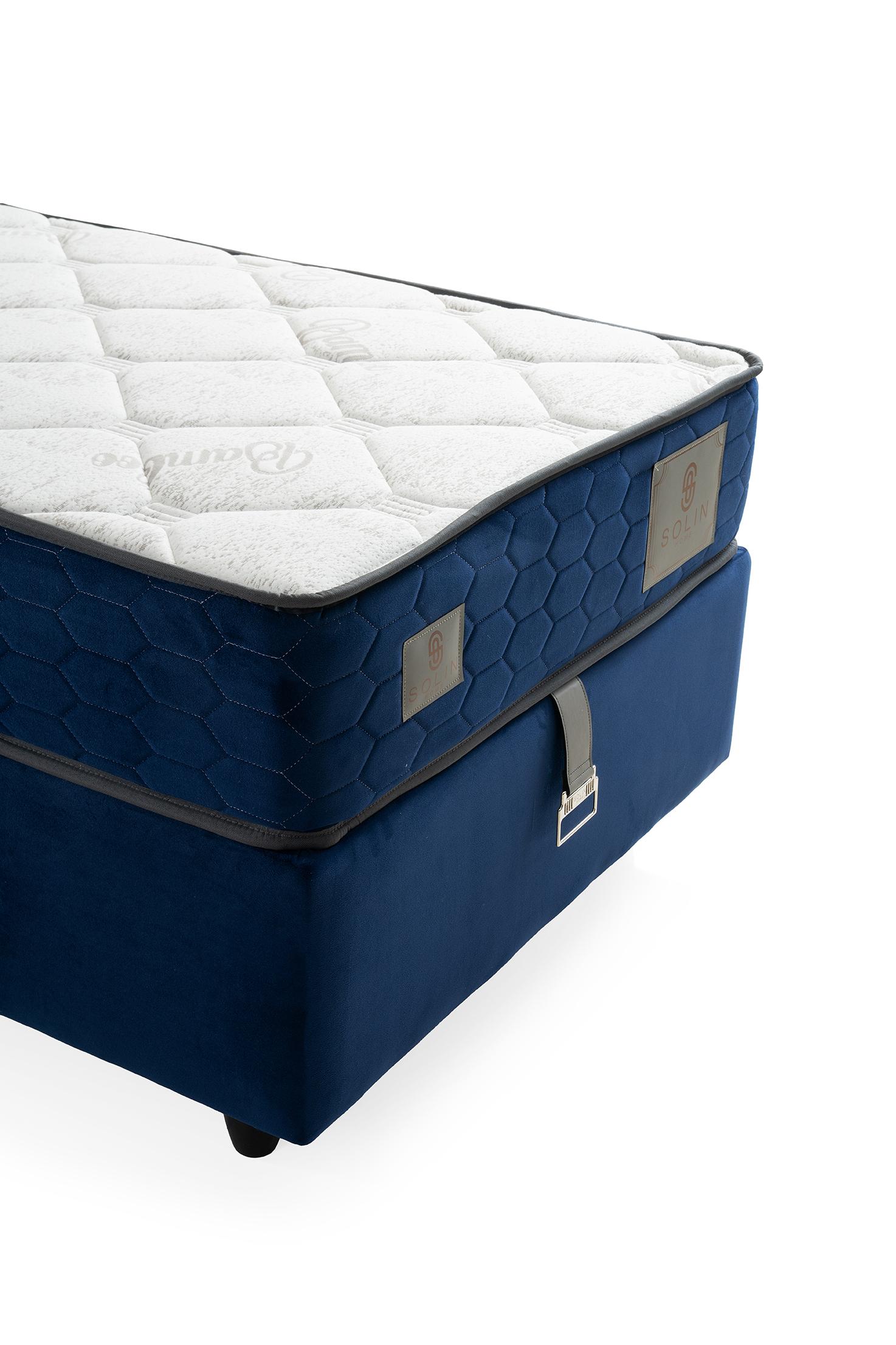 Parla Eenpersoons Boxspring - Blauw 7