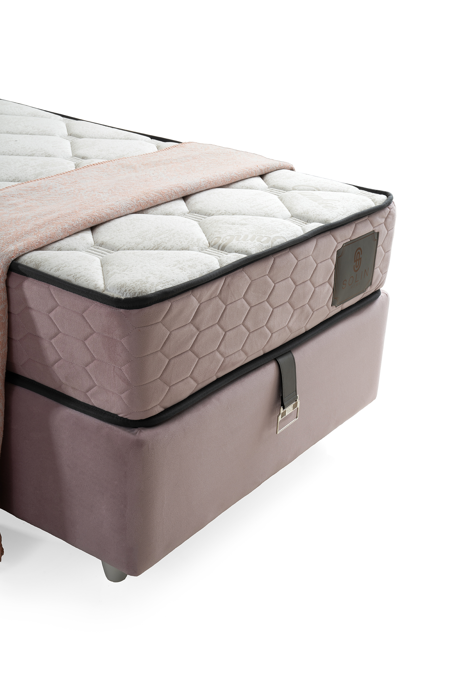 Parla Eenpersoons Boxspring - Roze 7