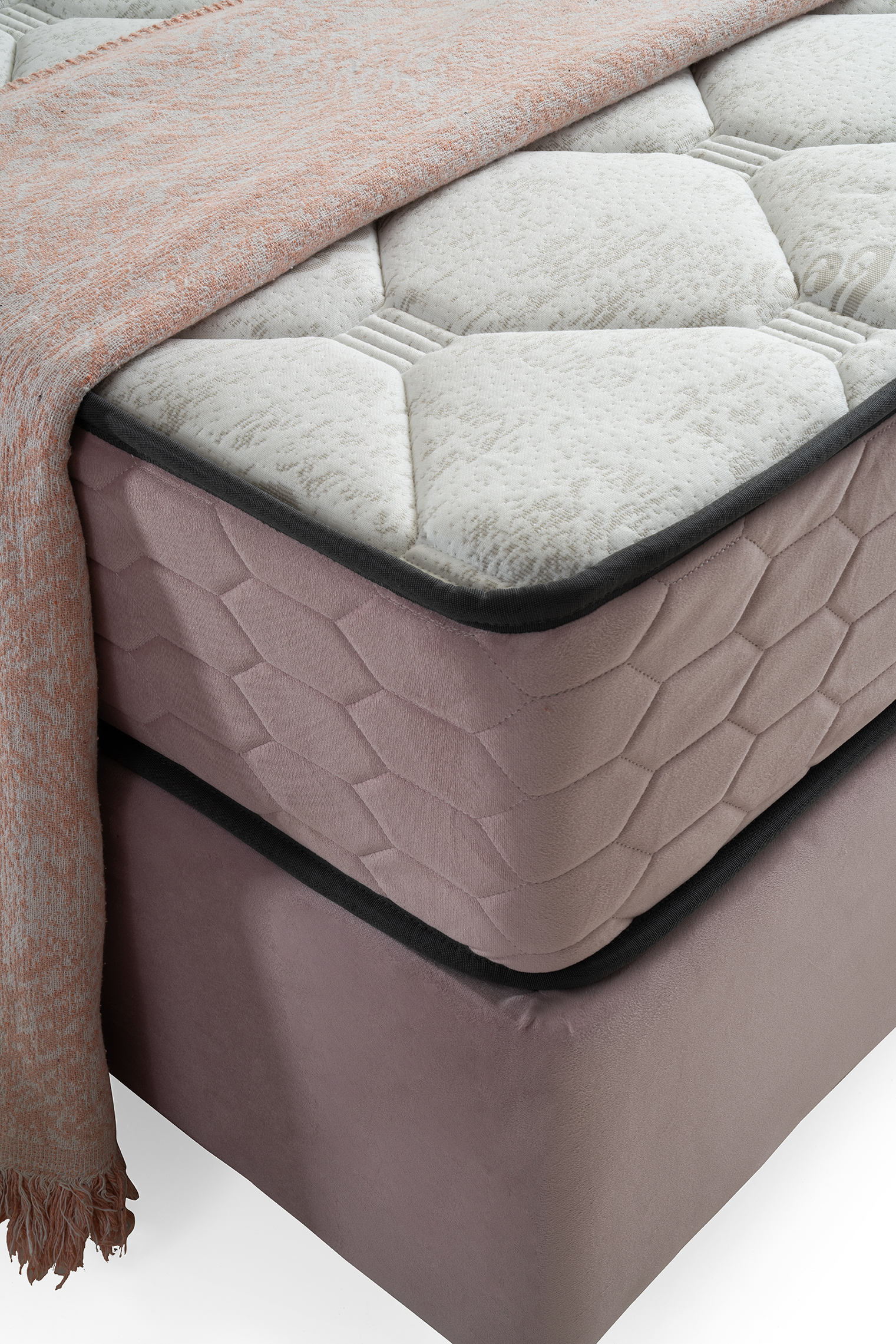 Parla Eenpersoons Boxspring - Roze 8