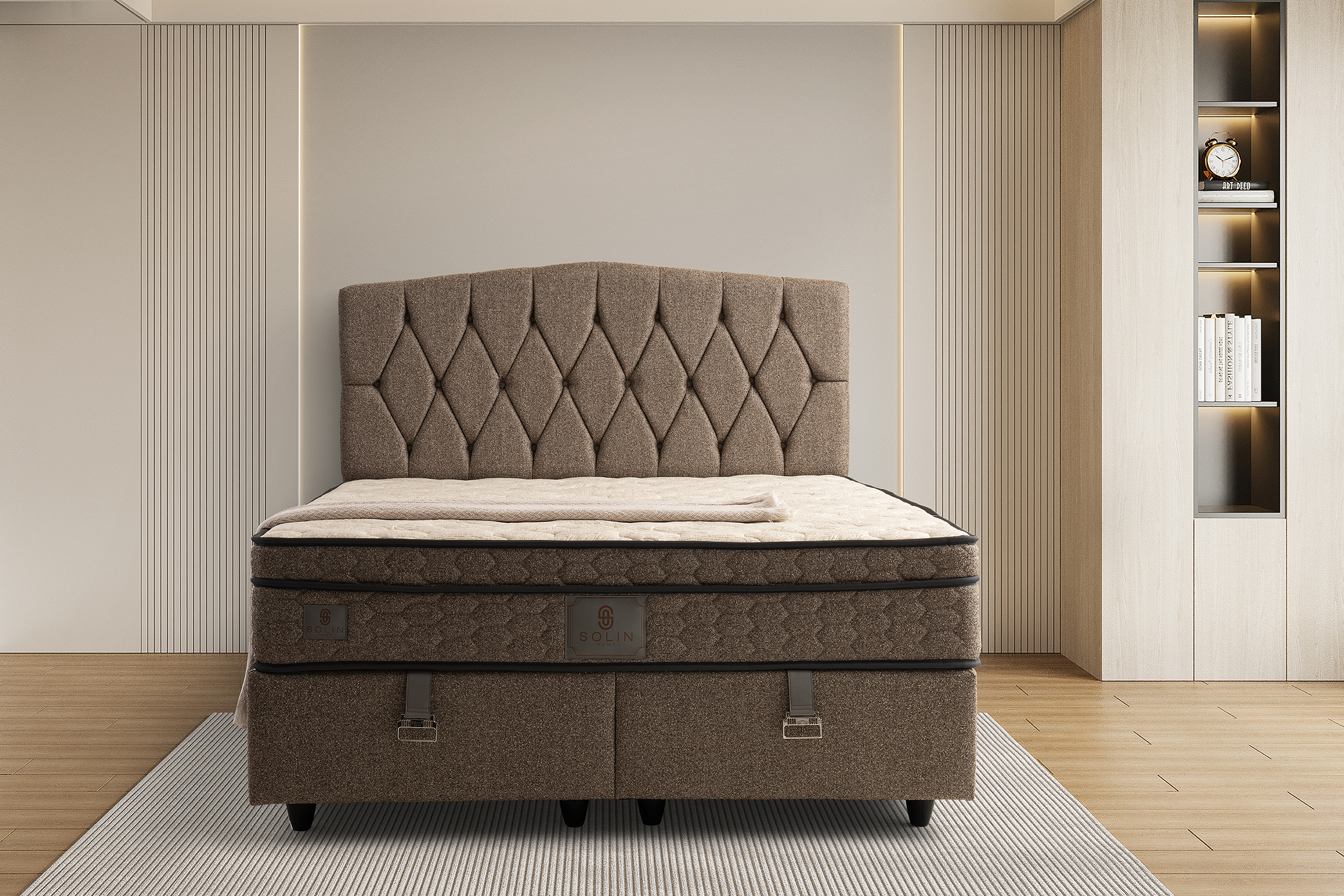 Cotton Boxspring 7