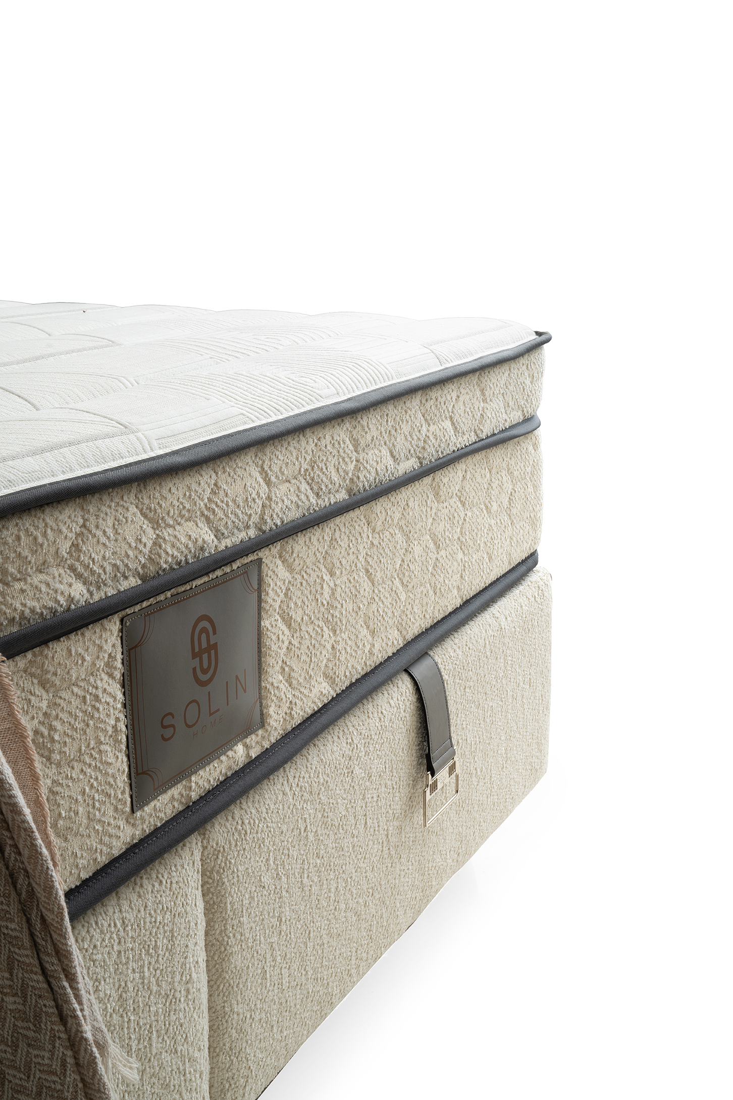 Hasır Boxspring - Creme 3