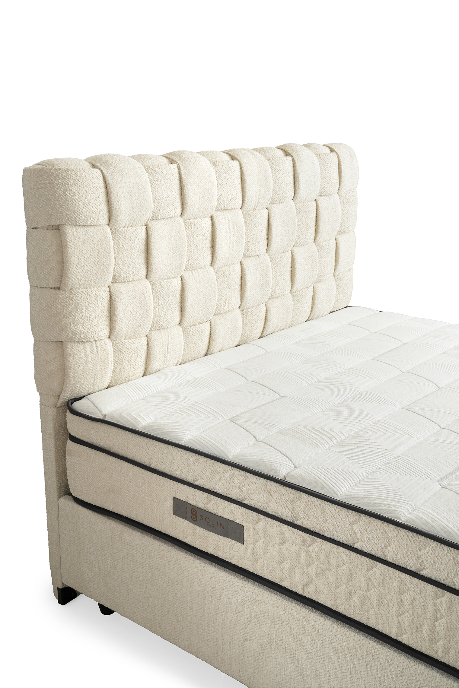 Hasır Boxspring - Creme 12
