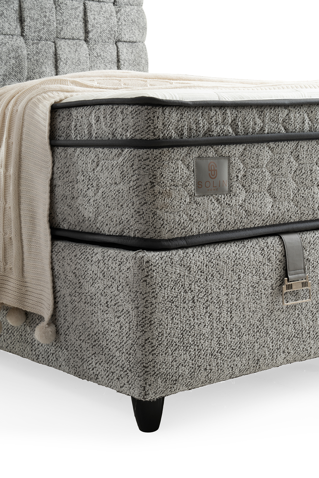 Hasır Boxspring - Grijs 7
