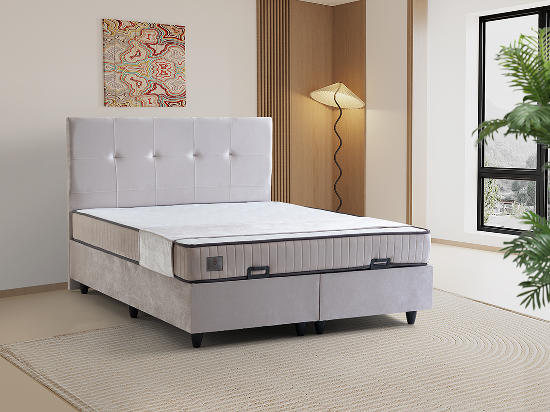 Larissa Boxspring - Creme
