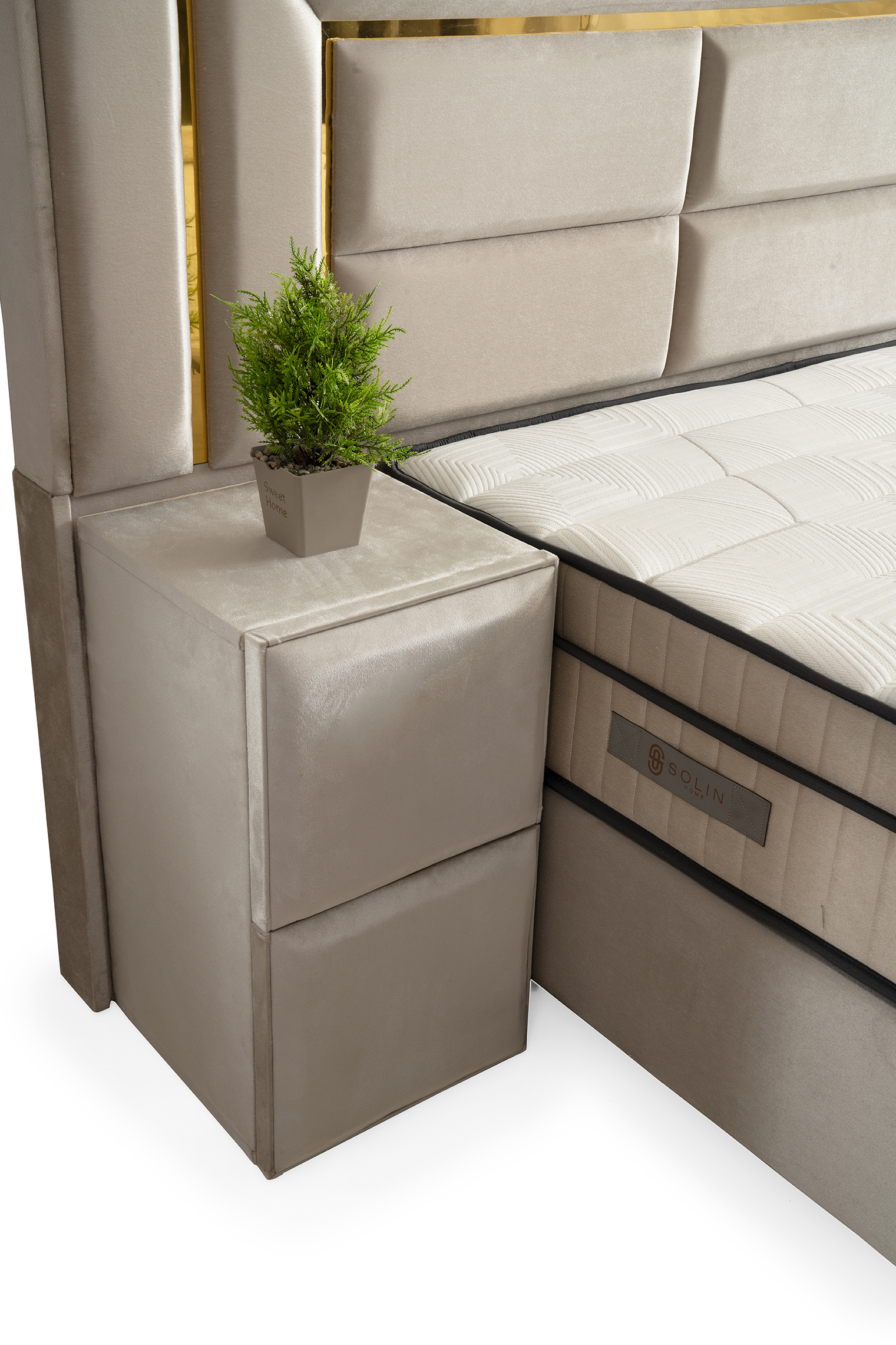 Luxury Boxspring - Goud 4