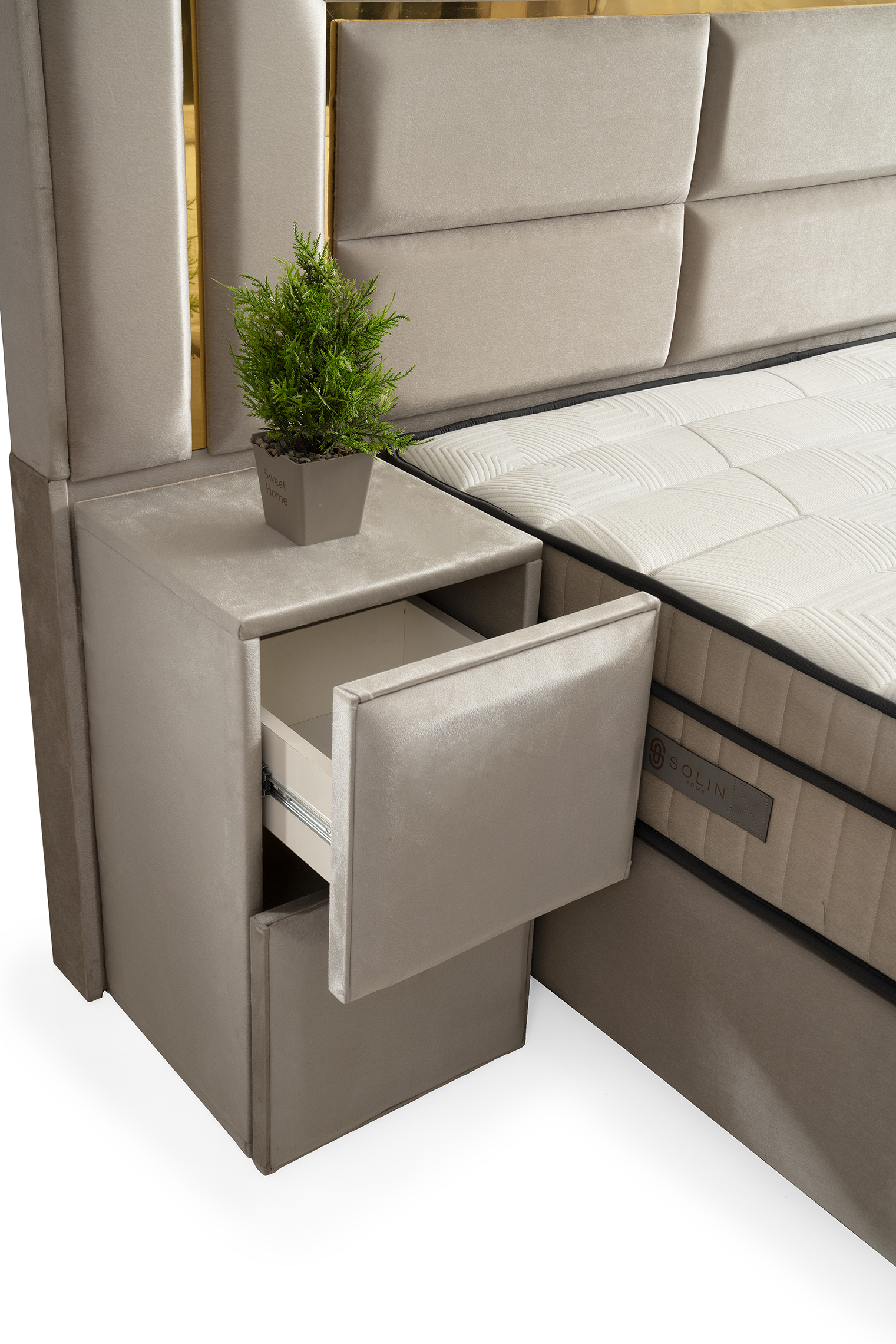 Luxury Boxspring - Goud 5