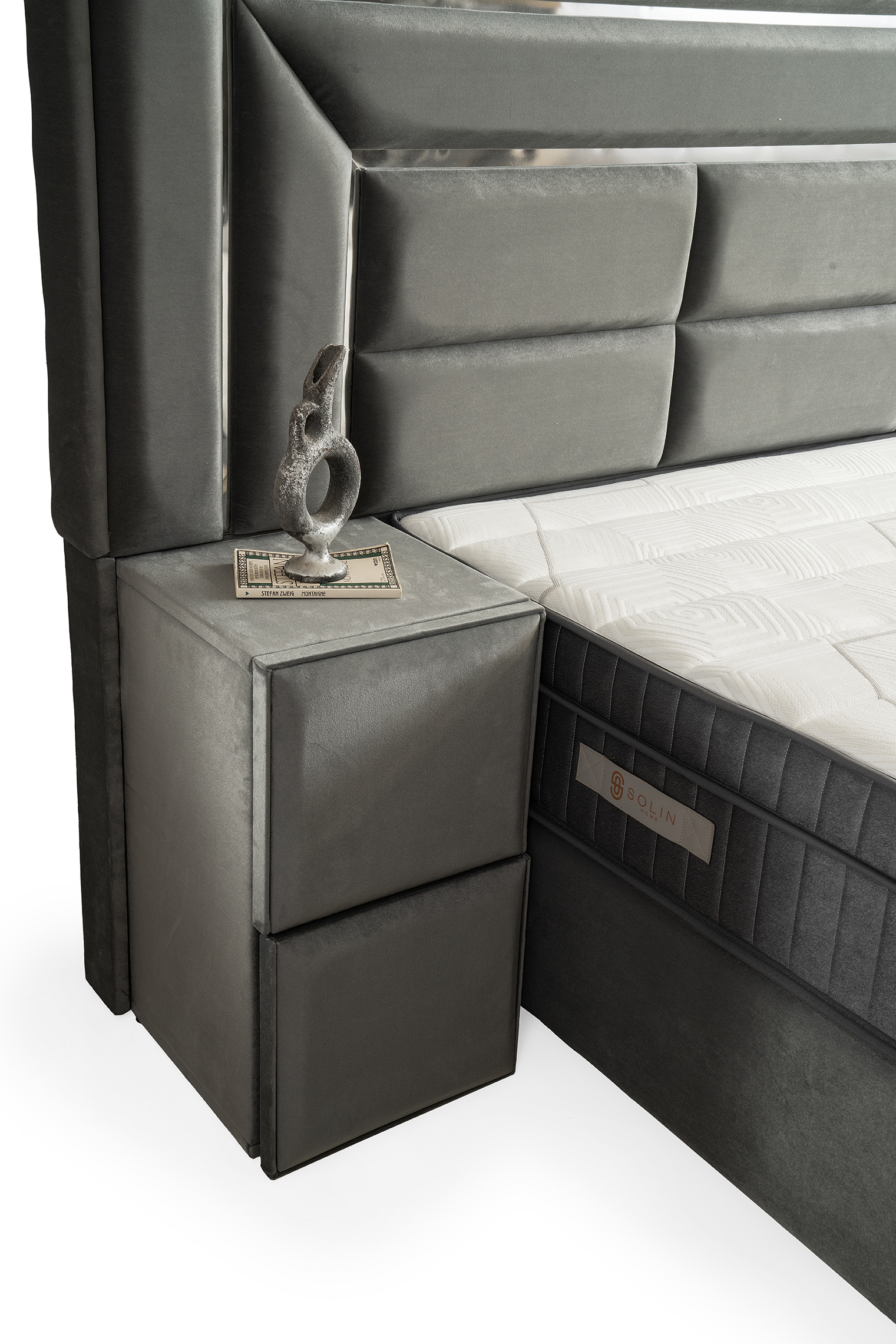 Luxury Boxspring - Zilver 4