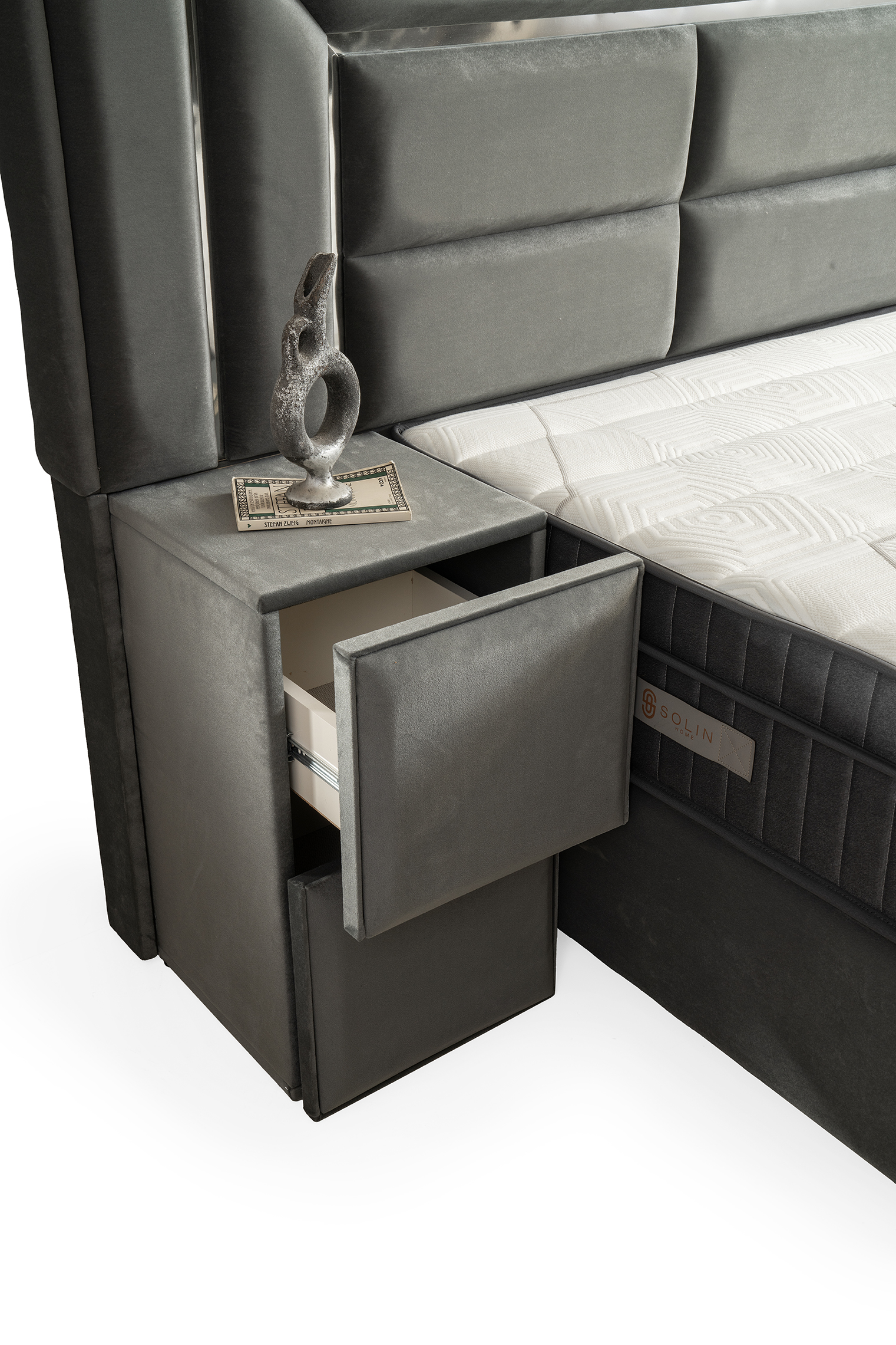 Luxury Boxspring - Zilver 5
