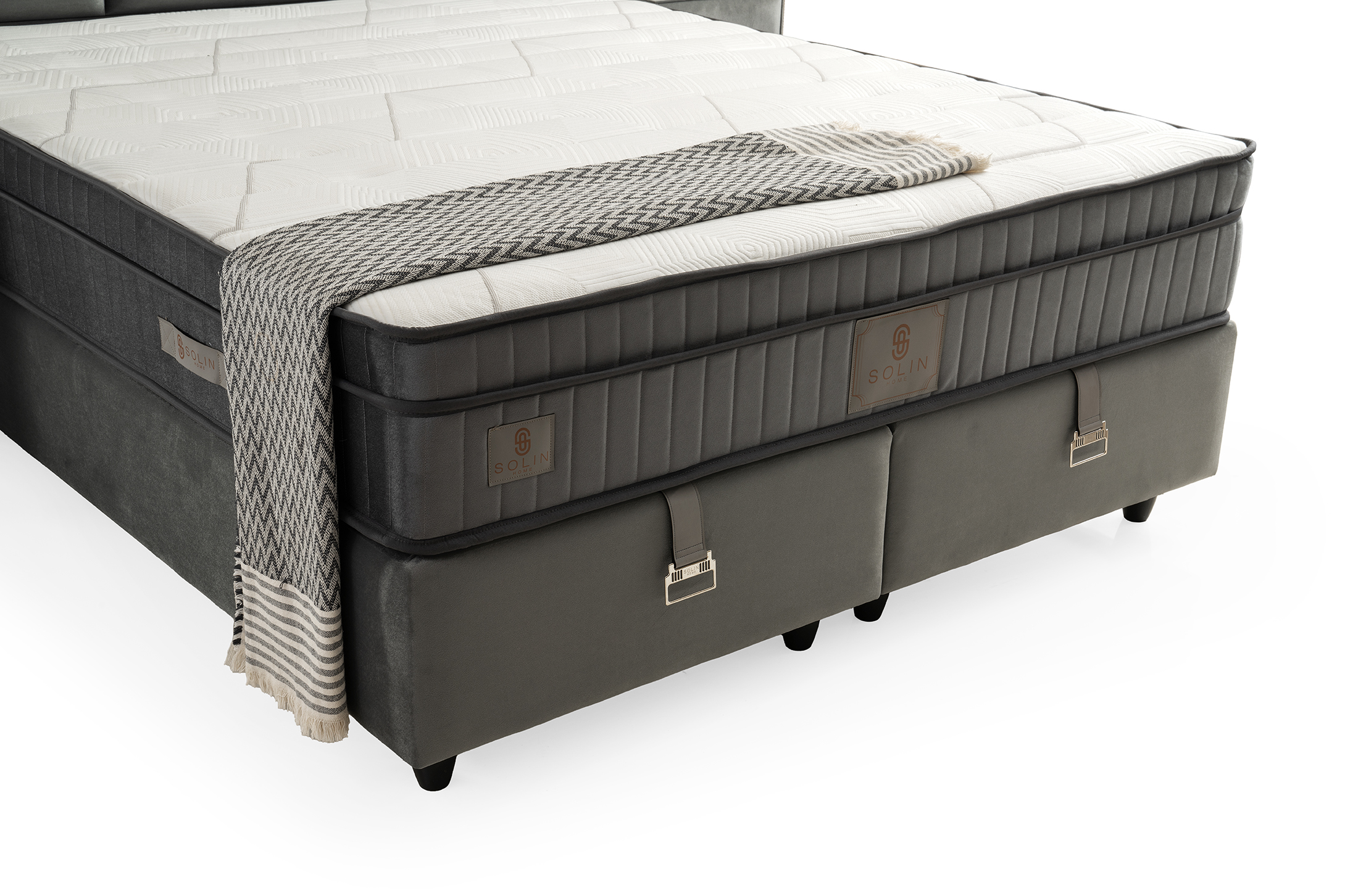 Luxury Boxspring - Zilver 15