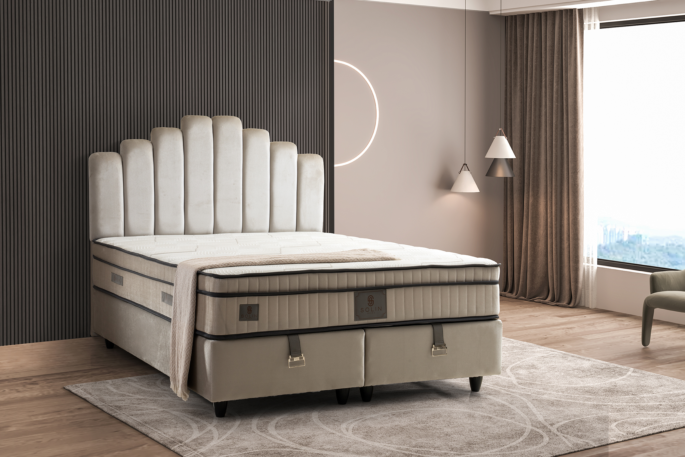 Marsi Boxspring - Creme