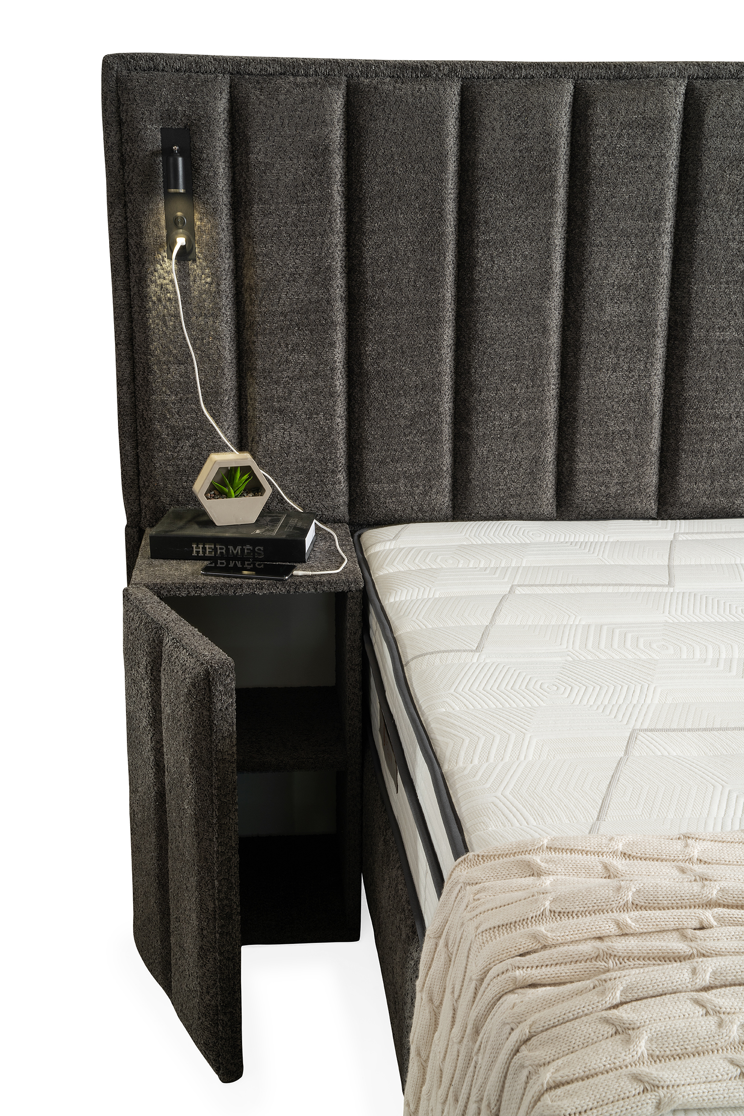 Pella Boxspring - Grijs 10