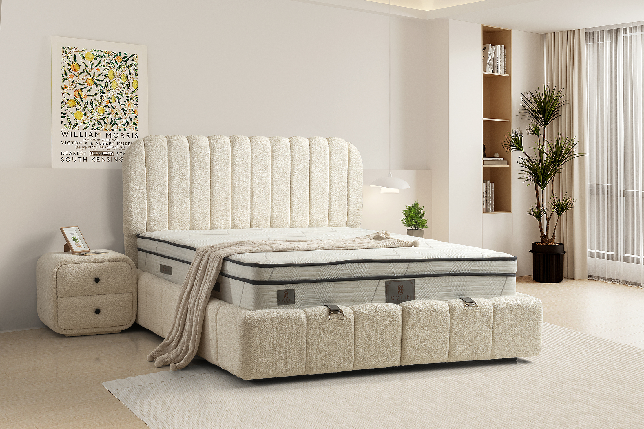 Royal Boxspring - Creme