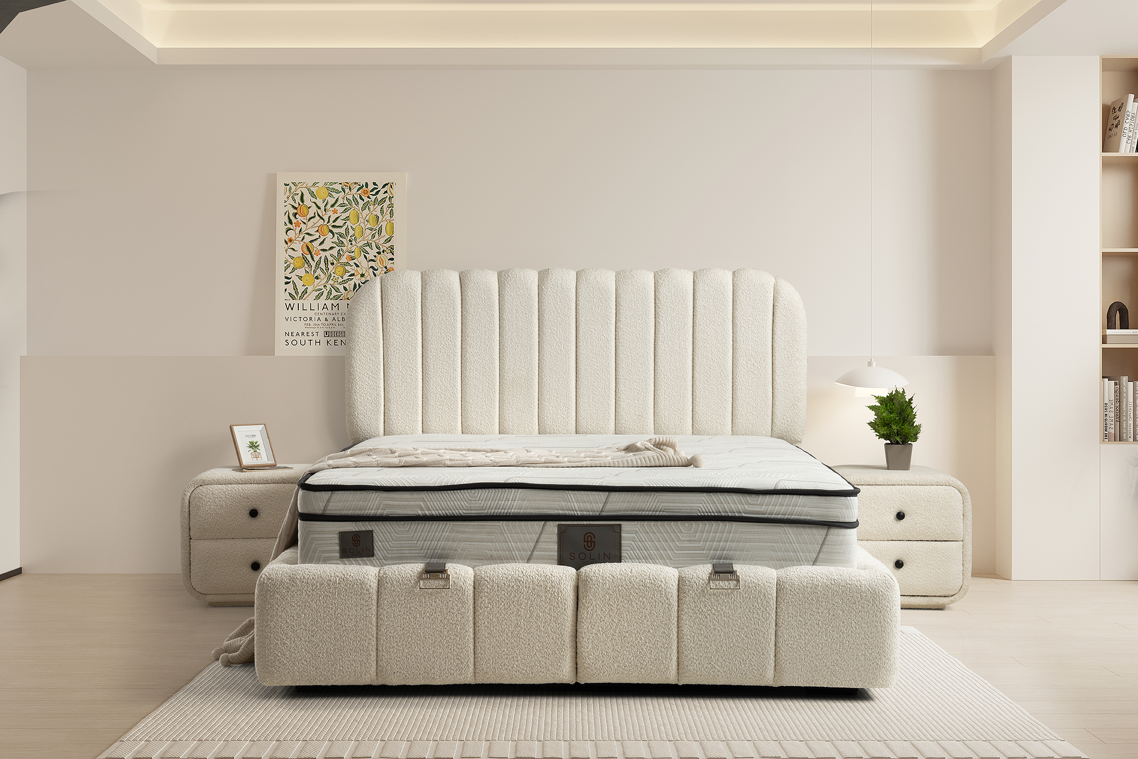 Royal Boxspring - Creme 8