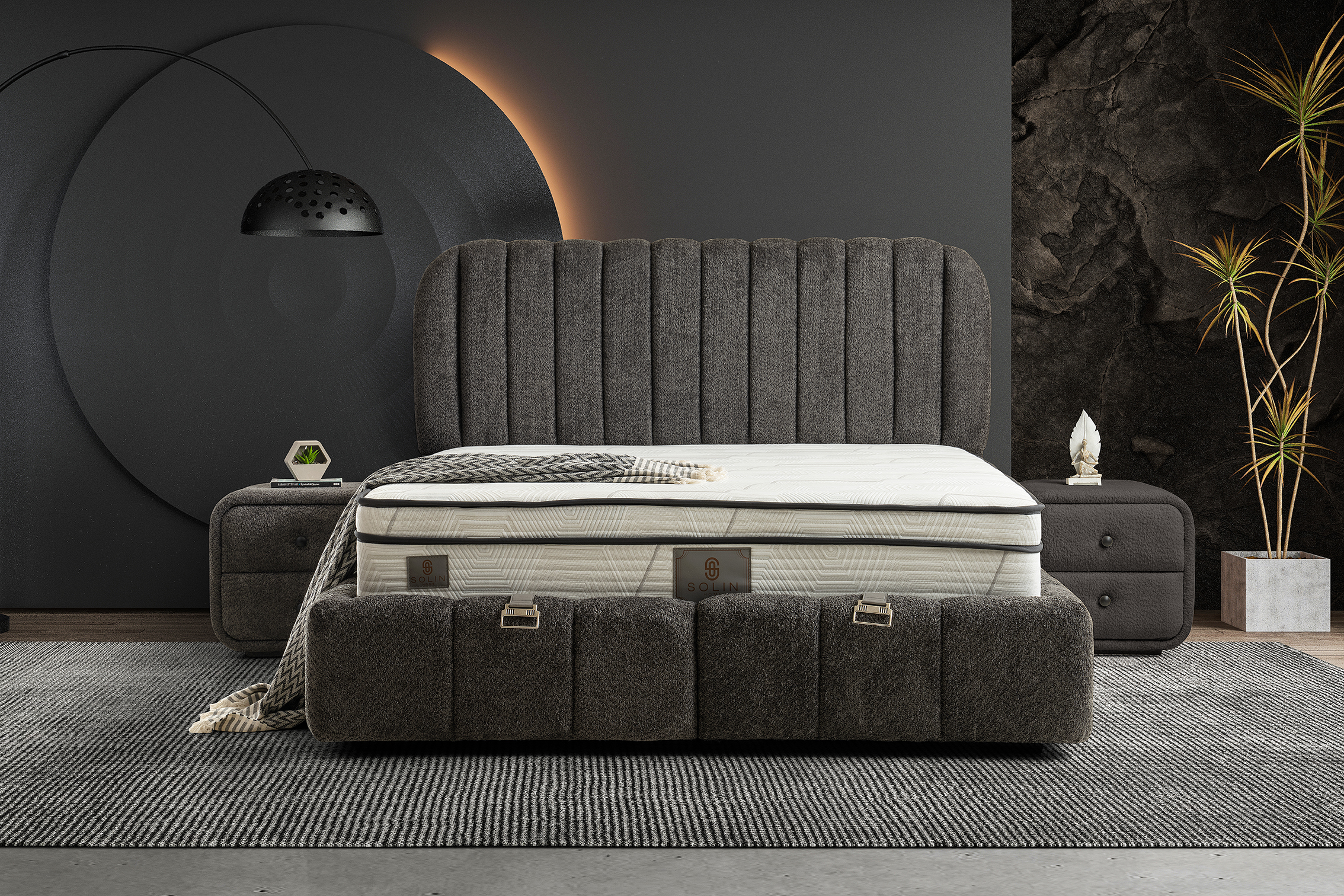 Royal Boxspring - Grijs 6