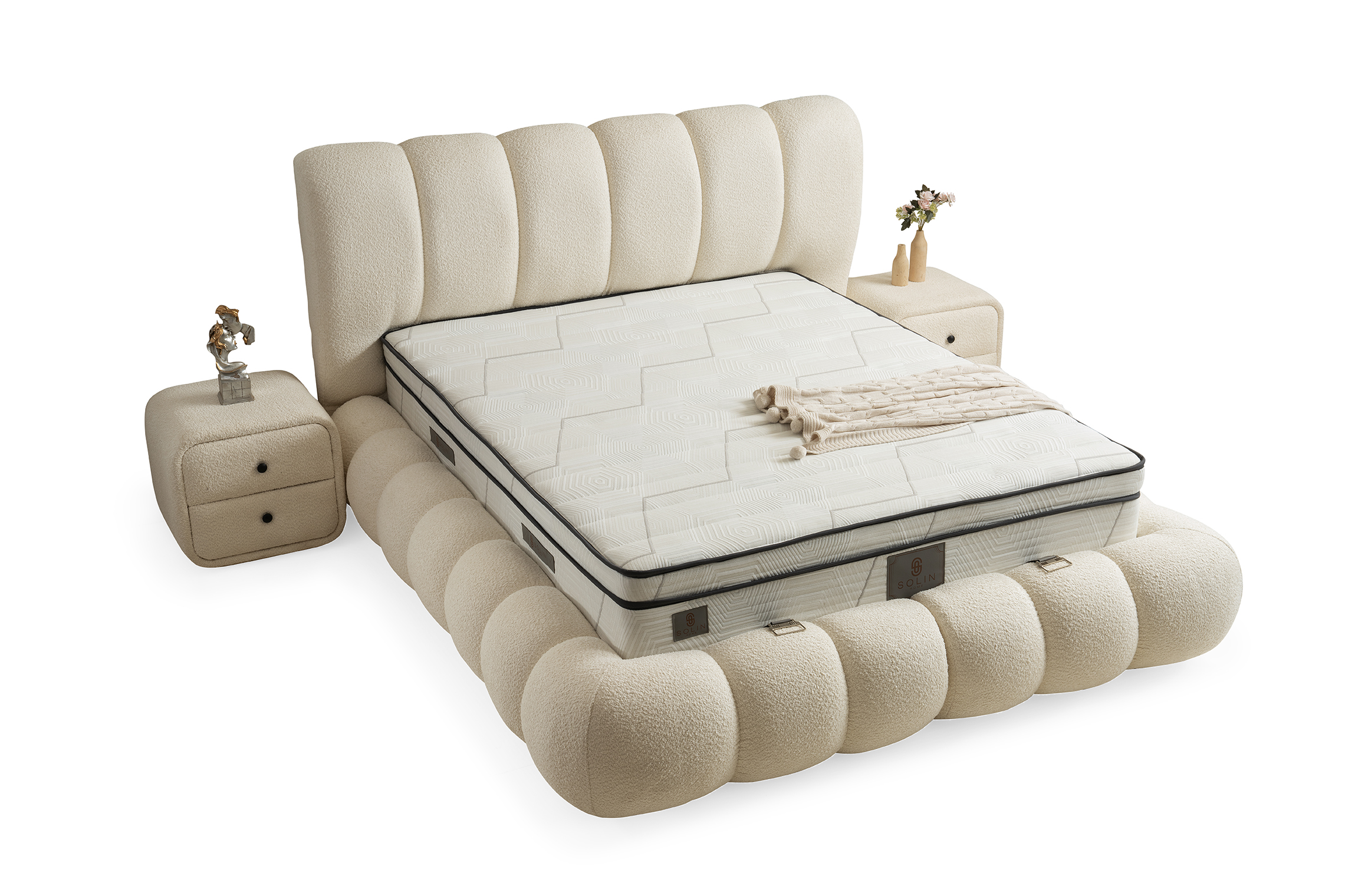Star Boxspring - Creme 9